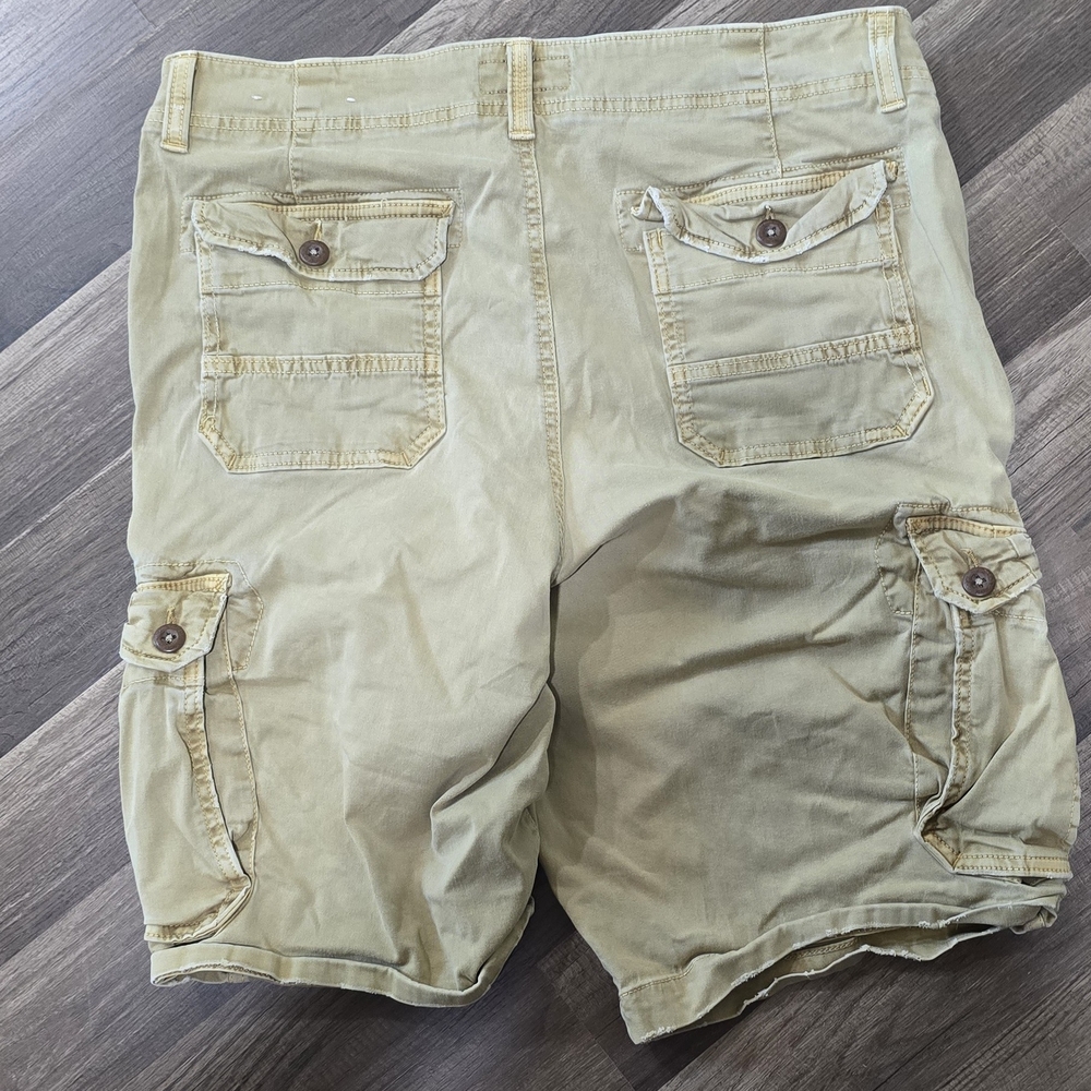 American Eagle Outfitters Tan Cargo Shorts Relaxed Fit